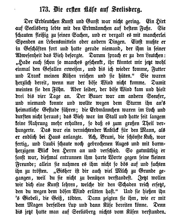 Sage: Die ersten Käse auf Seelisberg